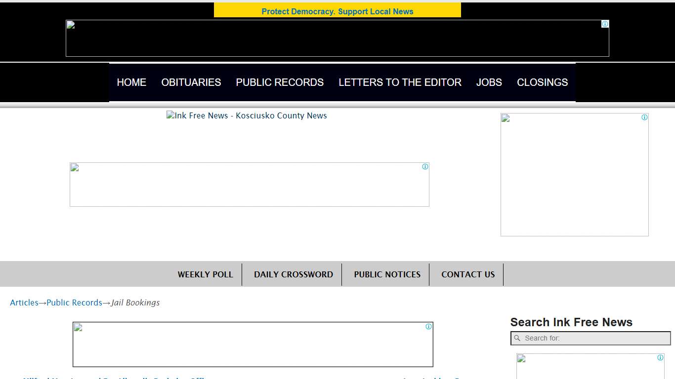 Jail Bookings – InkFreeNews.com